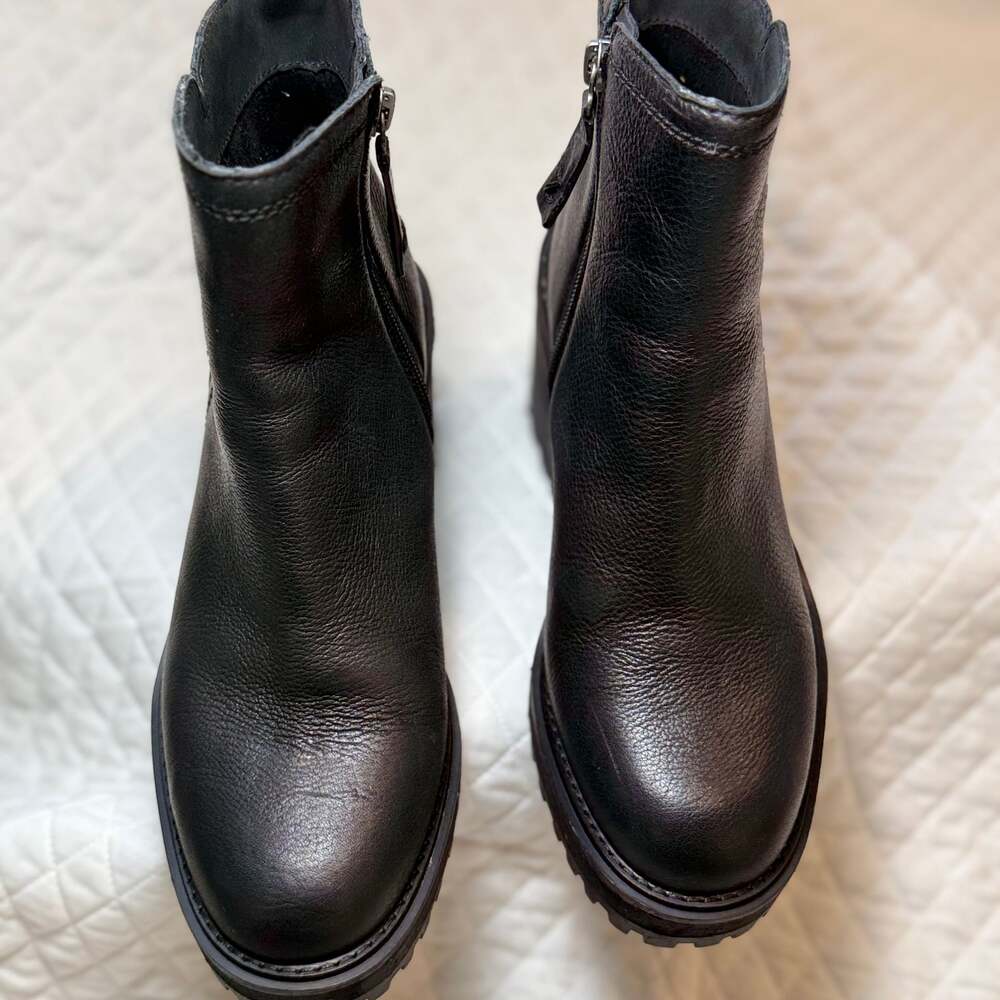 Zodiac Black Ankle Boots - Picture 3 of 10